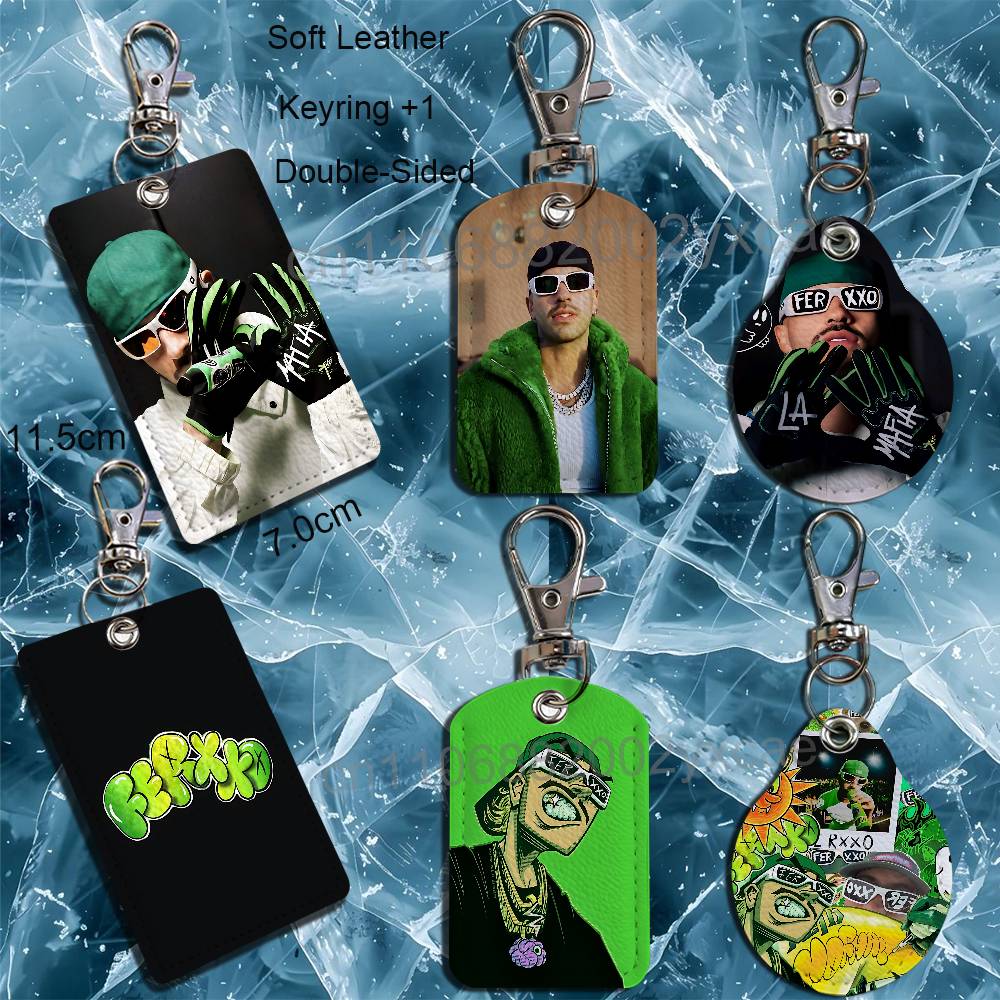 Lanyard Badge Holder - FERXXO VOL X Sagrado Feid lederen
