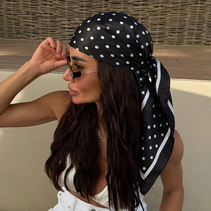 2026 Nieuwe Stippenprint Vierk - Head Wrap Turban recensie en prijs