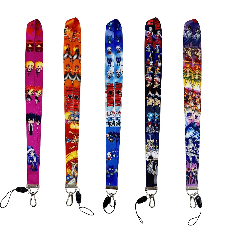 5 stuks Fairy Tail Anime acces - Lanyard Badge Holder recensie en prijs