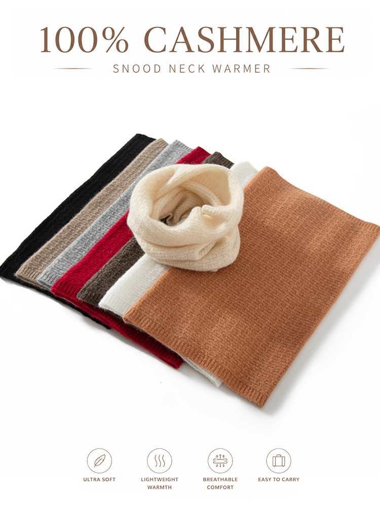 100% Pure Kasjmier Wafelgebrei - Infinity Scarf Knit recensie en prijs