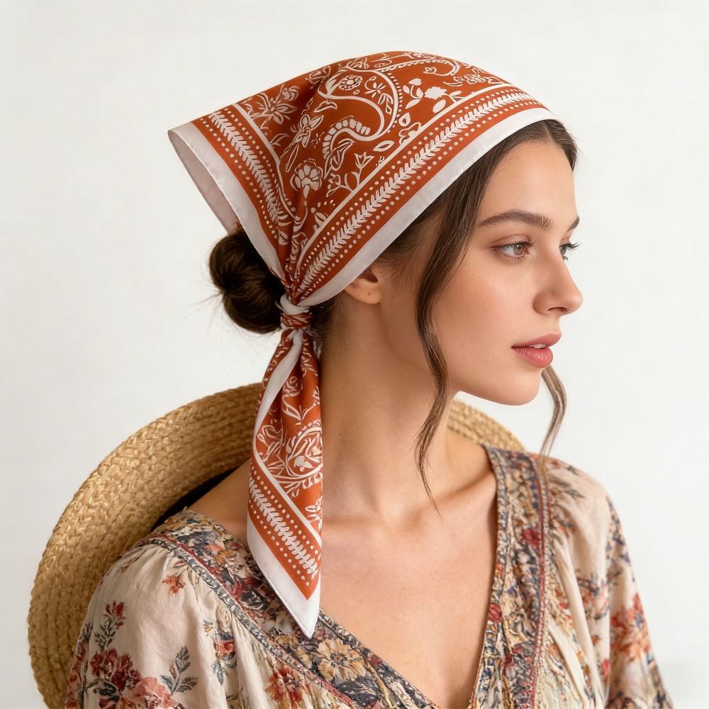 1Pc cashew print mode zijden s - Silk Neck Scarf recensie en prijs