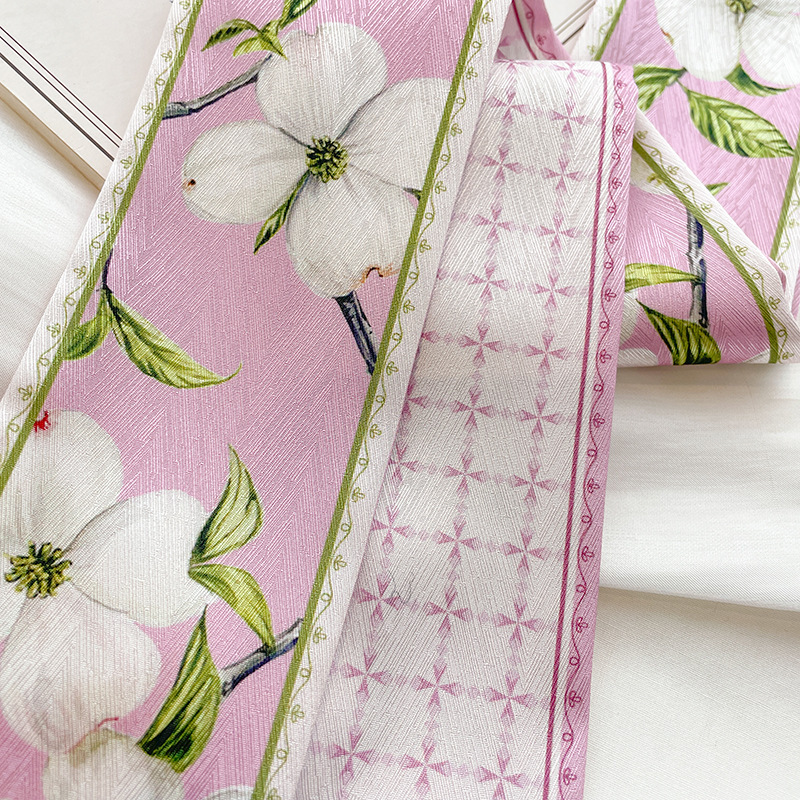 Koreaanse zijden satijnen lang - Silk Neck Scarf recensie en prijs