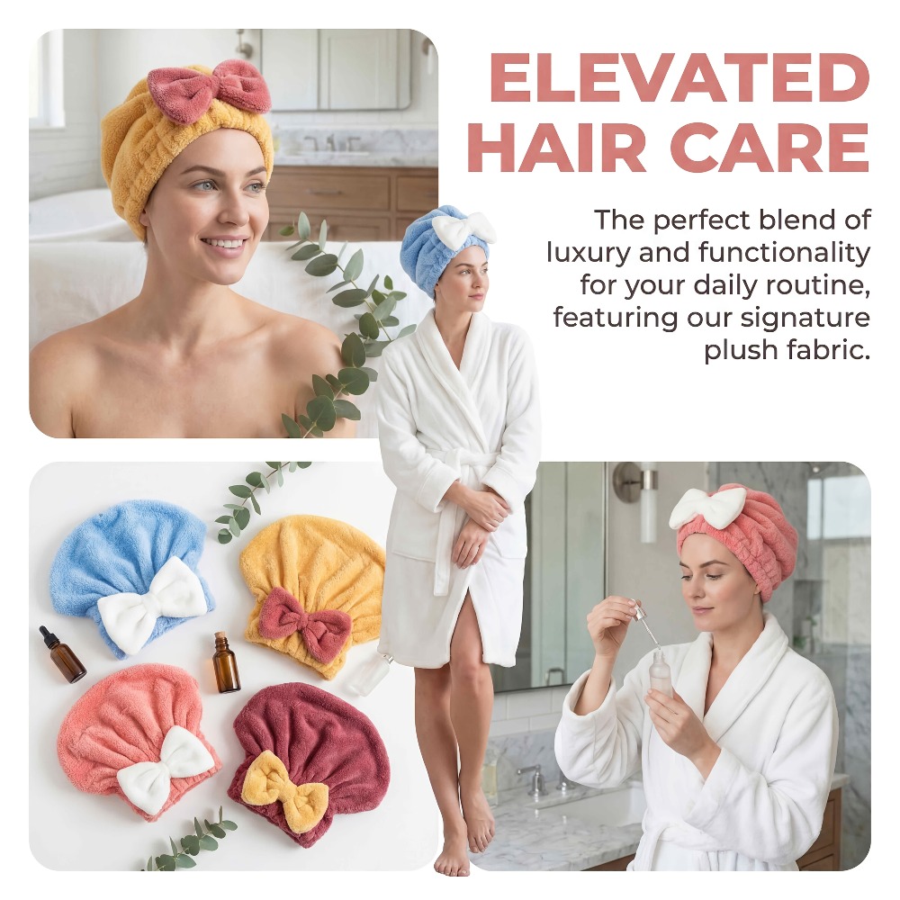 Microvezel haar droogkap, snel - Head Wrap Turban recensie en prijs